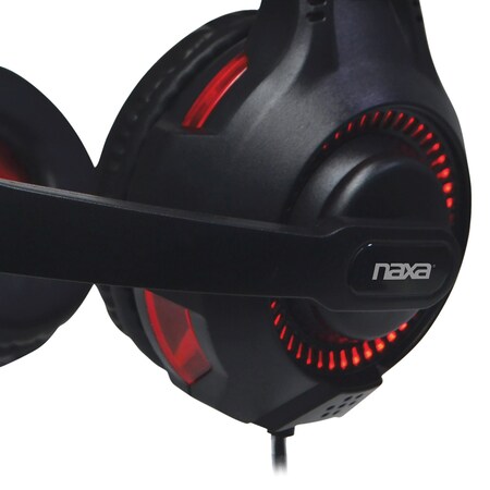 Naxa Sound-GLO Surround Sound Wired Stereo Professional Gaming Headset NG-1002